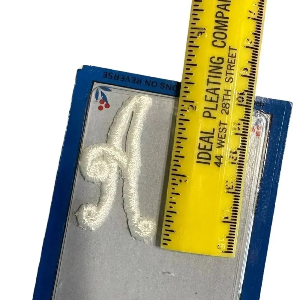 Vintage Letter A sew on or Iron on Monogram